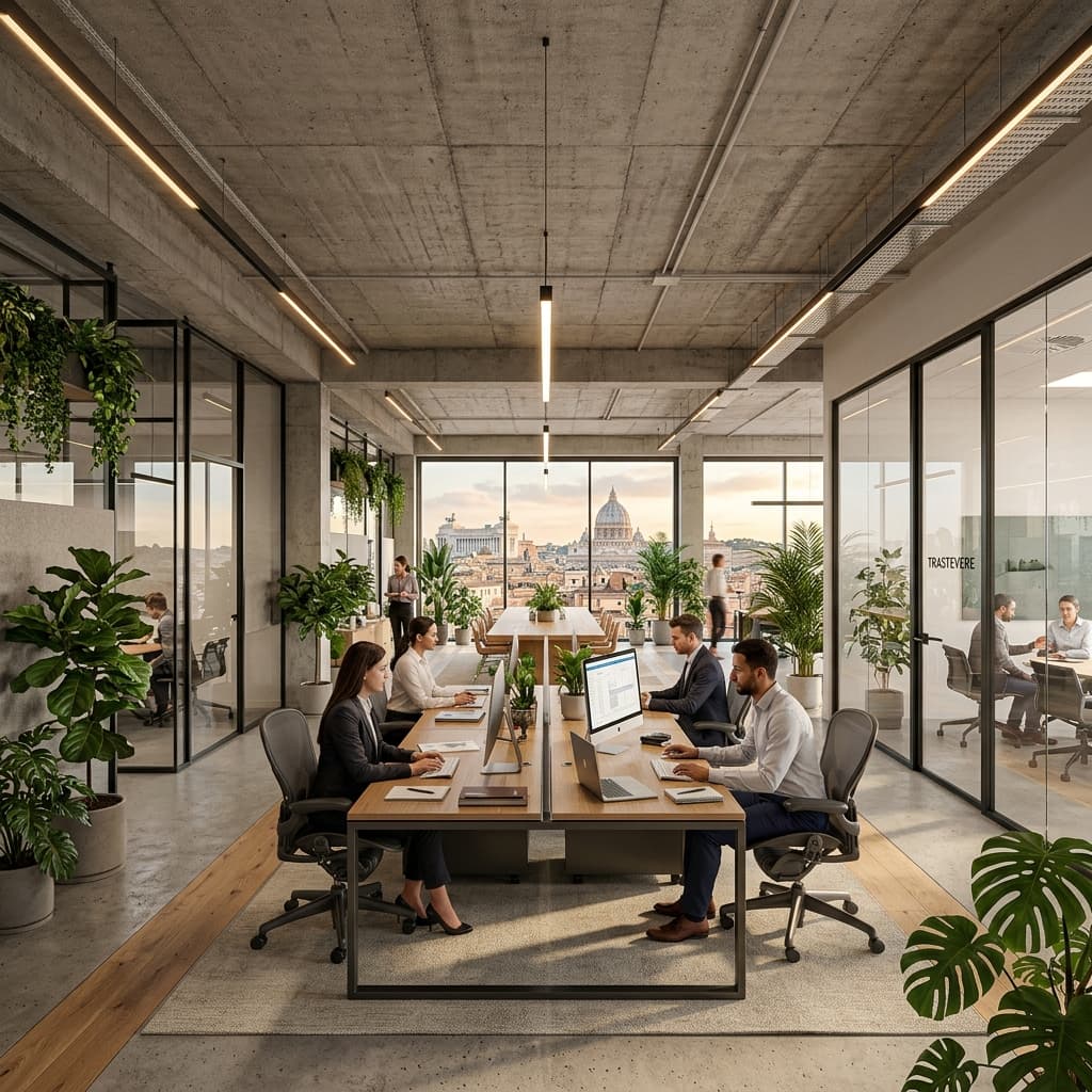 Render Spazi Commerciali e Uffici
