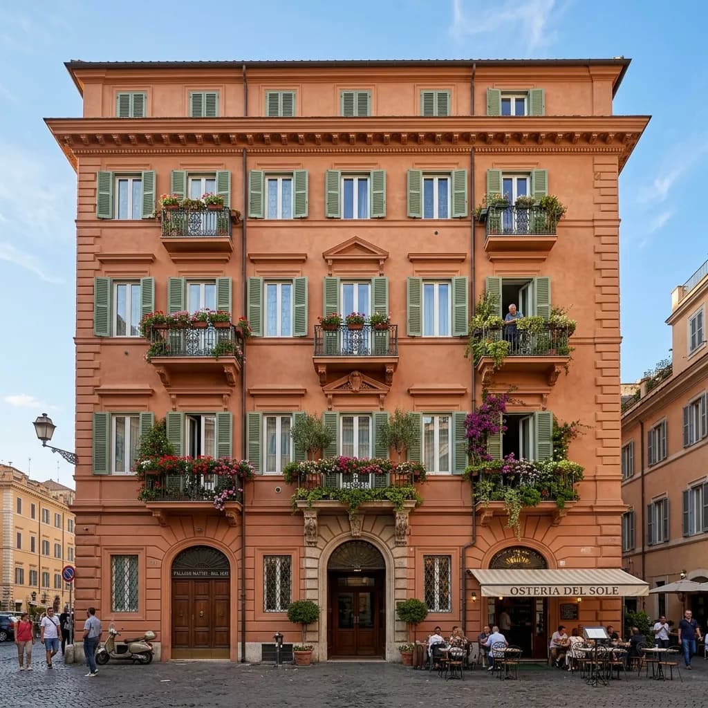 Restauro facciate di palazzi storici al centro di Roma